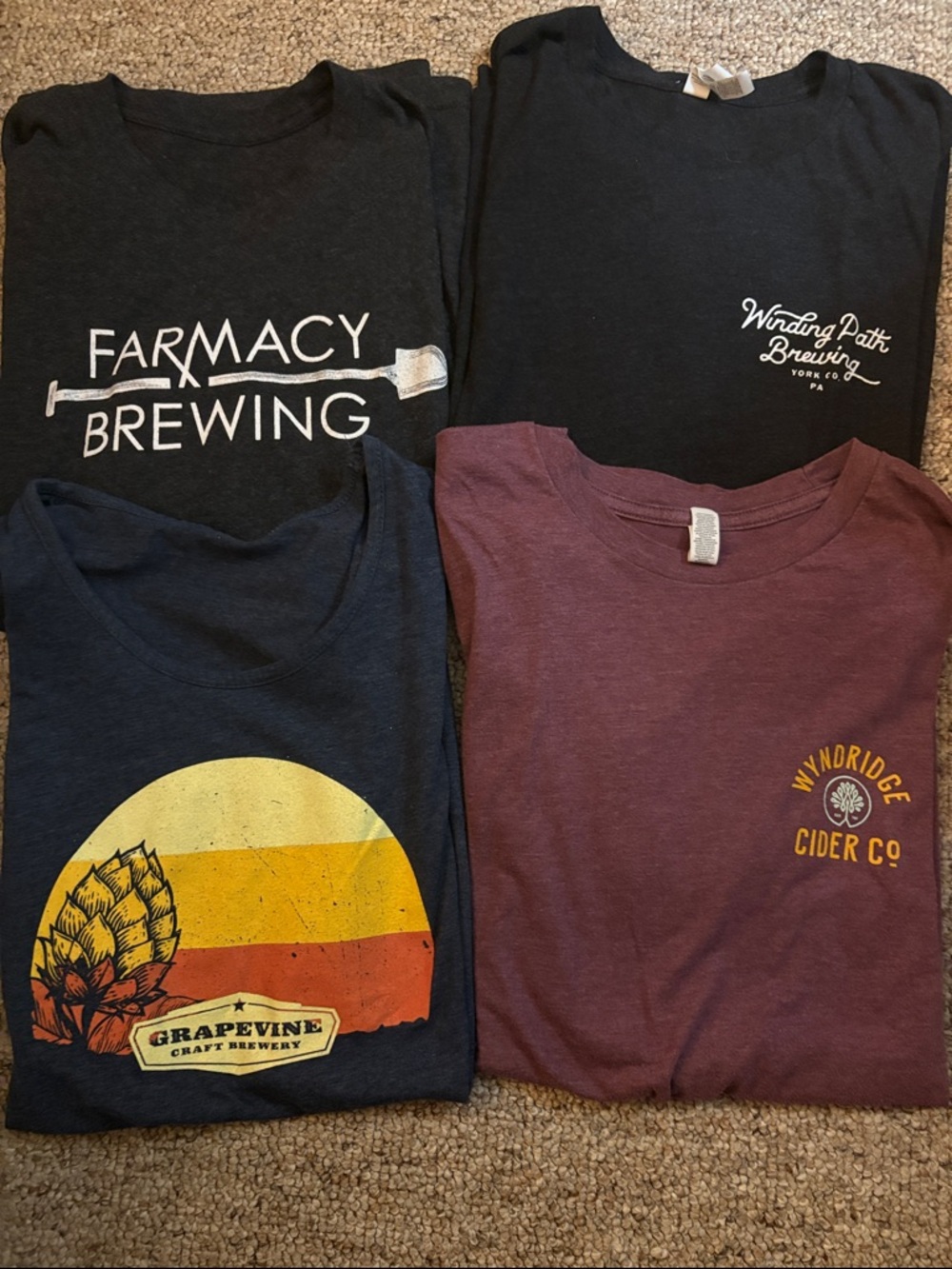 Adult Short-Sleeve Brewery Tshirt Lot